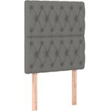  LED uzglavlje tamnosivo 80x7x118/128 cm od tkanine | Eponuda.ba