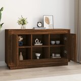  Komoda boja smeđeg hrasta 102x35x60 cm konstruirano drvo | Eponuda.com