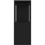 TV ormarić crni 80 x 24 x 63 cm od konstruiranog drva | Eponuda.com
