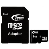 Team Group MICRO SDHC 8GB CLASS 10+SD Adapter TUSDH8GCL1003 memorijska kartica Cene
