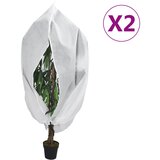 Maison Chic Prevleka za zunanjo pohištvo - Koprena za rastline iz flisa z zadrgo 2 kosa 70 g/m² 3,93x3 m, (21795582) | Shoptok.si