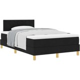 vidaXL okvir s opružnim krevetom s madracem crni 120x200 cm tkanina | shoptok.hr