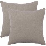  Presvlaka za jastuk 2 pcs HEERLEN Svjetlosiva 35 x 35 cm Bouclé | shoptok.hr
