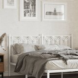 vidaXL Kovinsko vzglavje belo 160 cm | Shoptok.si