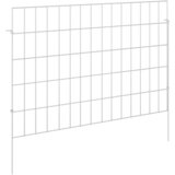 vidaXL Ograda za vrt s kolčićima 48 kom. 75 x 50 cm Pocinčani čelik - 75 x 50 cm 48 Cijene