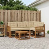  Set vanjskih sofa 5 kom. Prirodna i bež | shoptok.hr