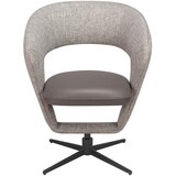 Moderano NASLANJAČ, kovina, tekstil svetlo siva, siva | Shoptok.si