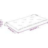 vidaXL Jastuk za vrtnu klupu tirkizni 100 x 50 x 7 cm tkanina Oxford | shoptok.hr