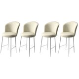Hanah home Set od 4 barske stolice Alte krem-bijele | Eponuda.ba