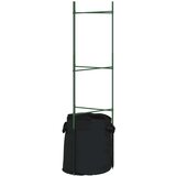 vidaXL Kavezi za rajčice s vrećama za biljke 4 kom 116 cm čelik i PP | shoptok.hr