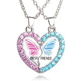 INF Puzzle ogrlica Srce Ogrlica Friendship 2 kom Silver, (21237767) Cene