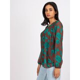 Italy Moda Blouse-DHJ-BZ-8643-1.37P-dark brown | shoptok.hr