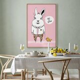  Slika - Rabbit\'s Friend (1 Part) Vertical 40x60 U prirodnom drvenom okviru | shoptok.hr