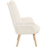  Fotelja Krema 69 x 74 x 93 cm Sherpa Tkanina | shoptok.hr