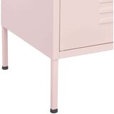  Ormarić za pohranu ružičasti 80 x 35 x 101,5 cm čelični | Shoptok.si