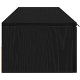  Kabinetski zidni s ladicama 2 pcs Crni hrast 68 x 30 x 20 cm | Eponuda.ba