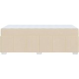  Konstrukcija postelje z vzmetnico krema 120 x 190 cm blago, (5000123572) | Shoptok.si