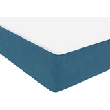 Box spring postelja z vzmetnico temno modra 90x220 cm žamet, (22054006) | Shoptok.si