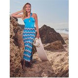 Koton One-Shoulder Swimsuit with Window Detail Coated Cene