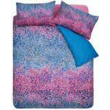 Catherine Lansfield Modra/rožnata podaljšana posteljnina za zakonsko posteljo iz mikrosatena 230x220 cm Animal Print – | Shoptok.si