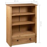 vidaXL Knjižna omara 80x35x110 cm trdna borovina Panama Range, (20622343) | Shoptok.si