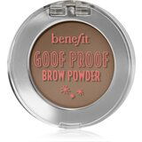 Benefit Goof Proof Brow Powder puder za obrvi odtenek 3 Warm Light Brown 1,9 g | Shoptok.si
