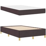  Krevetna konstrukcija Tamno smeđa 120 x 190 cm tkanina | shoptok.hr