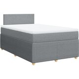 Maison Chic Box spring postelja - Vzmetna postelja z vzmetnico svetlo siva 120x200 cm blago SL4083, (21907784) | Shoptok.si