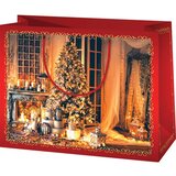 Cardex Prišel je Božič, srednje velika ekskluzivna darilna vrečka 18x10x23cm. | Shoptok.si
