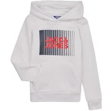 Jack & Jones Puloverji JJELOGO TEE LS ONECK 2 COL JNR Bela