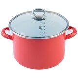 Fackelmann lonac+stakleni poklopac 20cm,emajl 4l cene