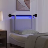  Viseće uzglavlje kreveta S LED svjetlom Bijela Tkanina | Eponuda.com