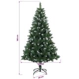  Umjetno božićno drvce s kuglicama 180 cm 300 LED lampica - 180 cm s LED-ima i ružičastim lopticama | shoptok.hr