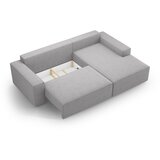 Micadoni Svijetlo siva sklopiva kutna garnitura od bouclé tkanine (s desnim kutom) Jodie – Home | shoptok.hr