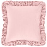 Catherine Lansfield Ukrasni jastuk od samta 43x43 cm Velvet Double Frill – Cijene