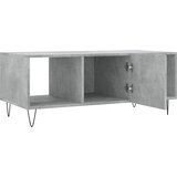  Stolić za kavu boja betona 102 x 50 x 40 cm konstruirano drvo | shoptok.hr