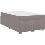  Konstrukcija postelje Taupe 120 x 190 cm blago | Shoptok.si