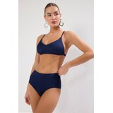 TRENDYOLMILLA Ženski donji deo kupaćeg Tbess25Ba00024, Tamnoplavi Cene