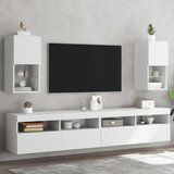 vidaXL TV ormarići s LED svjetlima 2 kom bijeli 30 5x30x60 cm | shoptok.hr