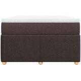  Krevet box spring s madracem tamnosmeđi 120 x 190 cm od tkanine | shoptok.hr