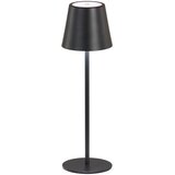 Fischer & Honsel Crna LED stolna lampa s metalnim sjenilom (visina 36,5 cm) Viletto – Cijene