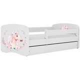 HAPPYKIDS Otroška postelja Dreamy 160x80 konj brez ležišča brez predala Bela | Shoptok.si