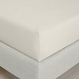 Bianca Bež plahta s gumom od pamučnog perkala 185x200 cm Cotton Percale – | shoptok.hr