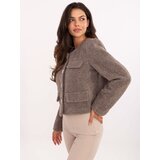 RUE PARIS Jacket-IT-KR-FL9586.64-dark beige | Shoptok.si