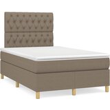  The Living Store Box spring postelja z vzmetnico taupe 120x190 cm blago - Box Spring Postelja, (21499742) | Shoptok.si