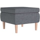  Stolac s drvenim nogama svjetlosivi od tkanine | shoptok.hr
