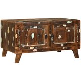 vidaXL Kavna miza večbarvna 80x54x45 cm iz trdnega recikliranega lesa | Shoptok.si