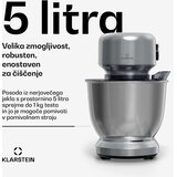 Klarstein Bella Evo kuhinjski robot | planetarni sustav miješanja | 3 nastavka za miksanje | 1500 W | 5 L | shoptok.hr