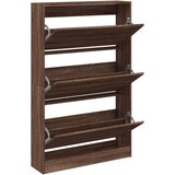 vidaXL Omarica za čevlje rjavi hrast 80x21x125,5 cm inženirski les, (21024939) | Shoptok.si