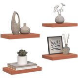  Polica na zidu 4 pcs Crvena 40 x 23 5 x 4 cm Konstruirano drvo | shoptok.hr